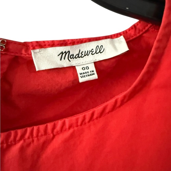 Madewell Red Dress Size 00 - Picture 3 of 3